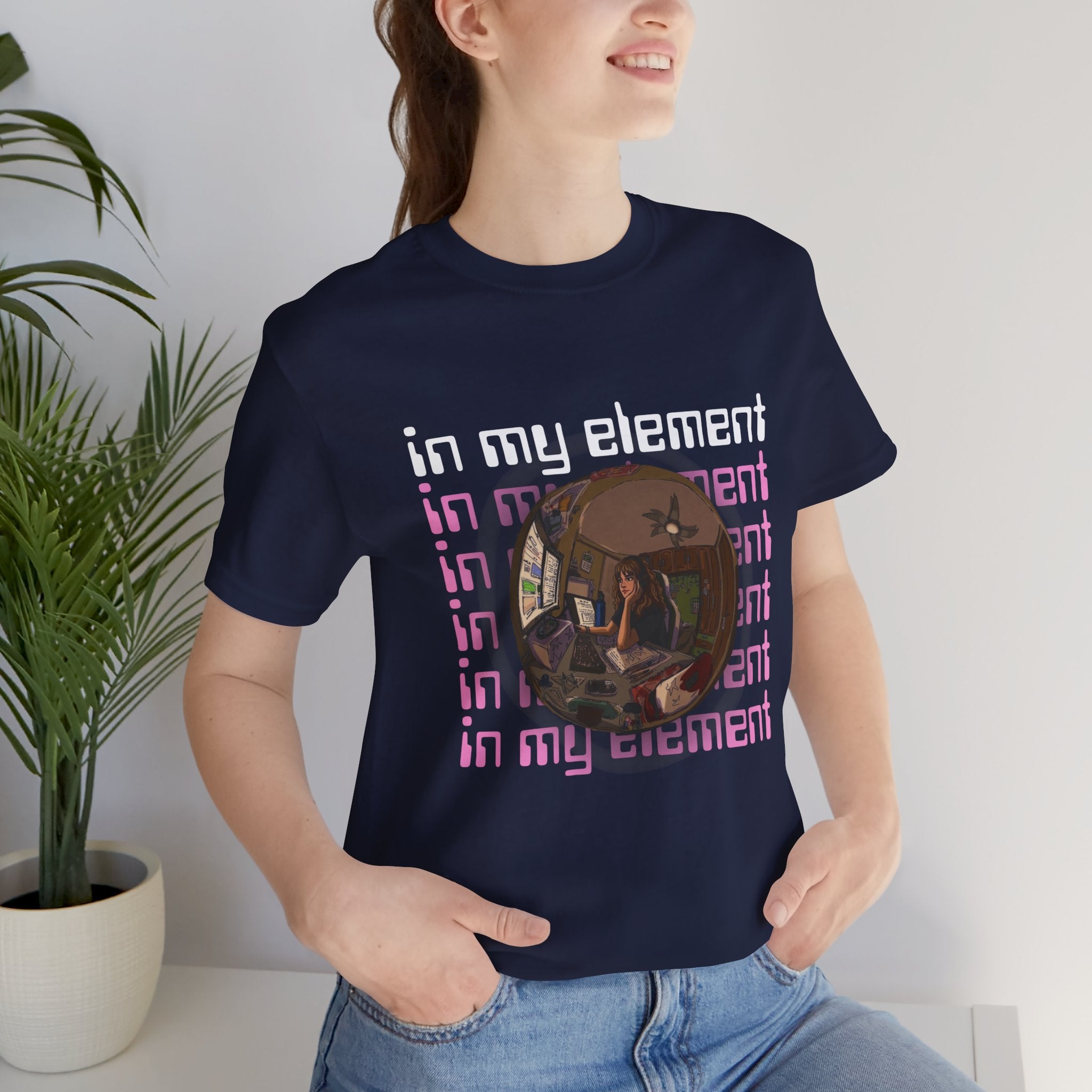 T-Shirt — "In My Element" Cozy Reading Vibes Tee