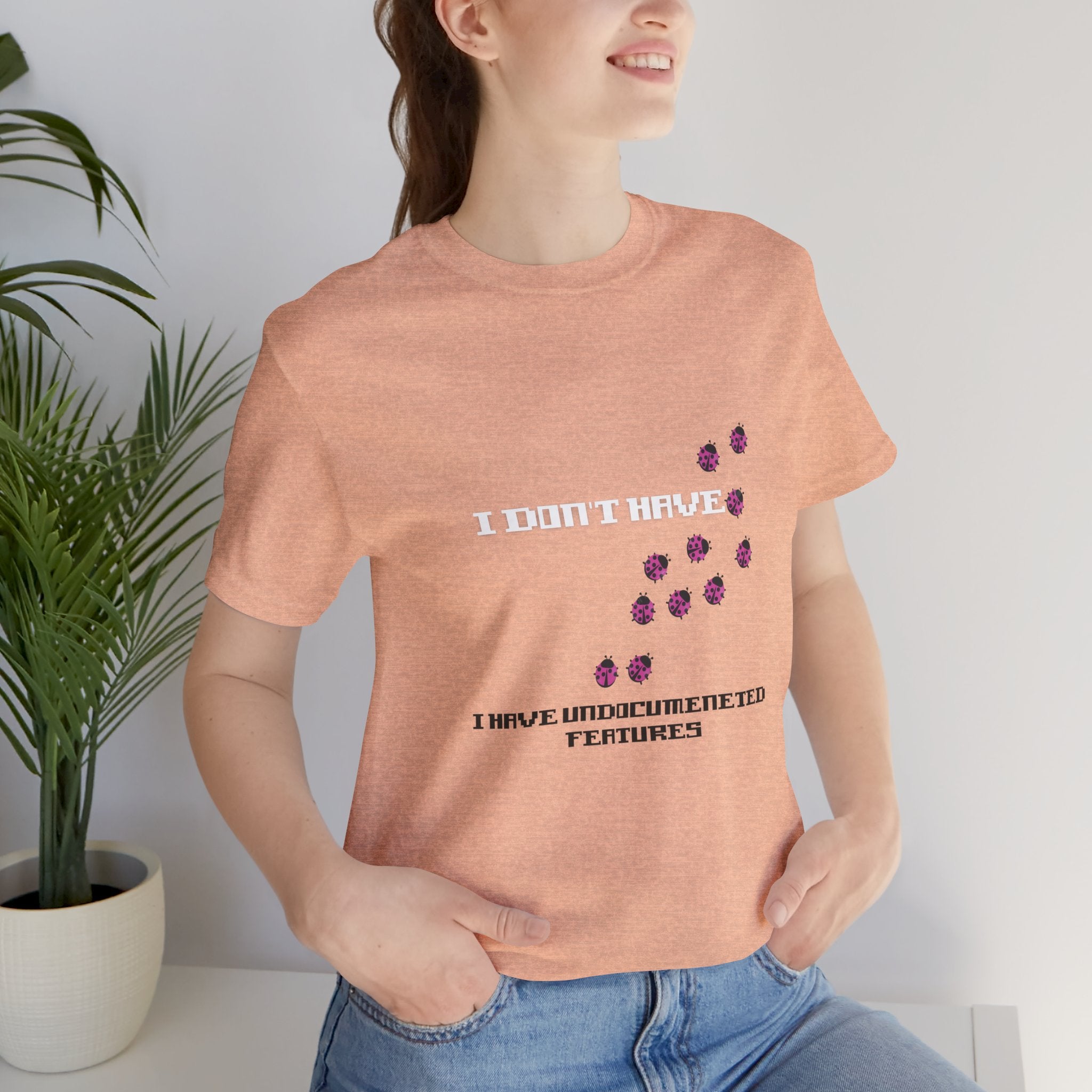 "It's Not a Bug, It's a Feature" - Funny Programmer T-Shirt