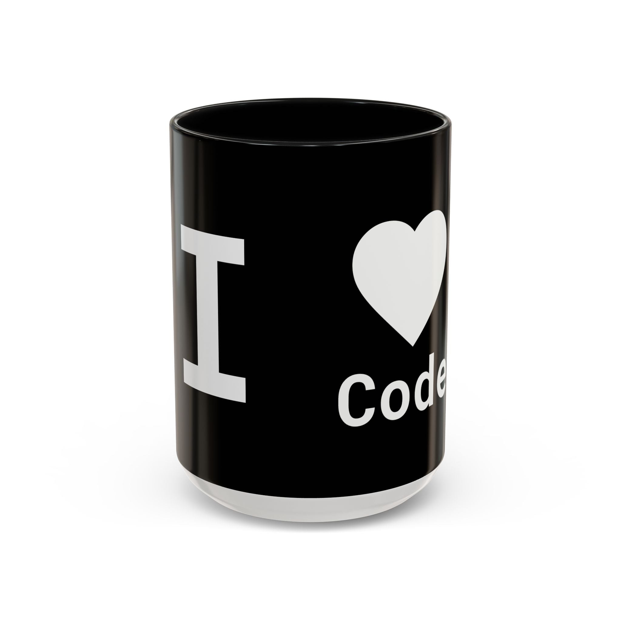 I <CODE> Heart Mug | Programmer Two-Tone Coffee Mug (11oz, 15oz)