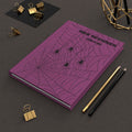 Web Designer Planner Hardcover Journal — Spider Web Halloween Project Notebook