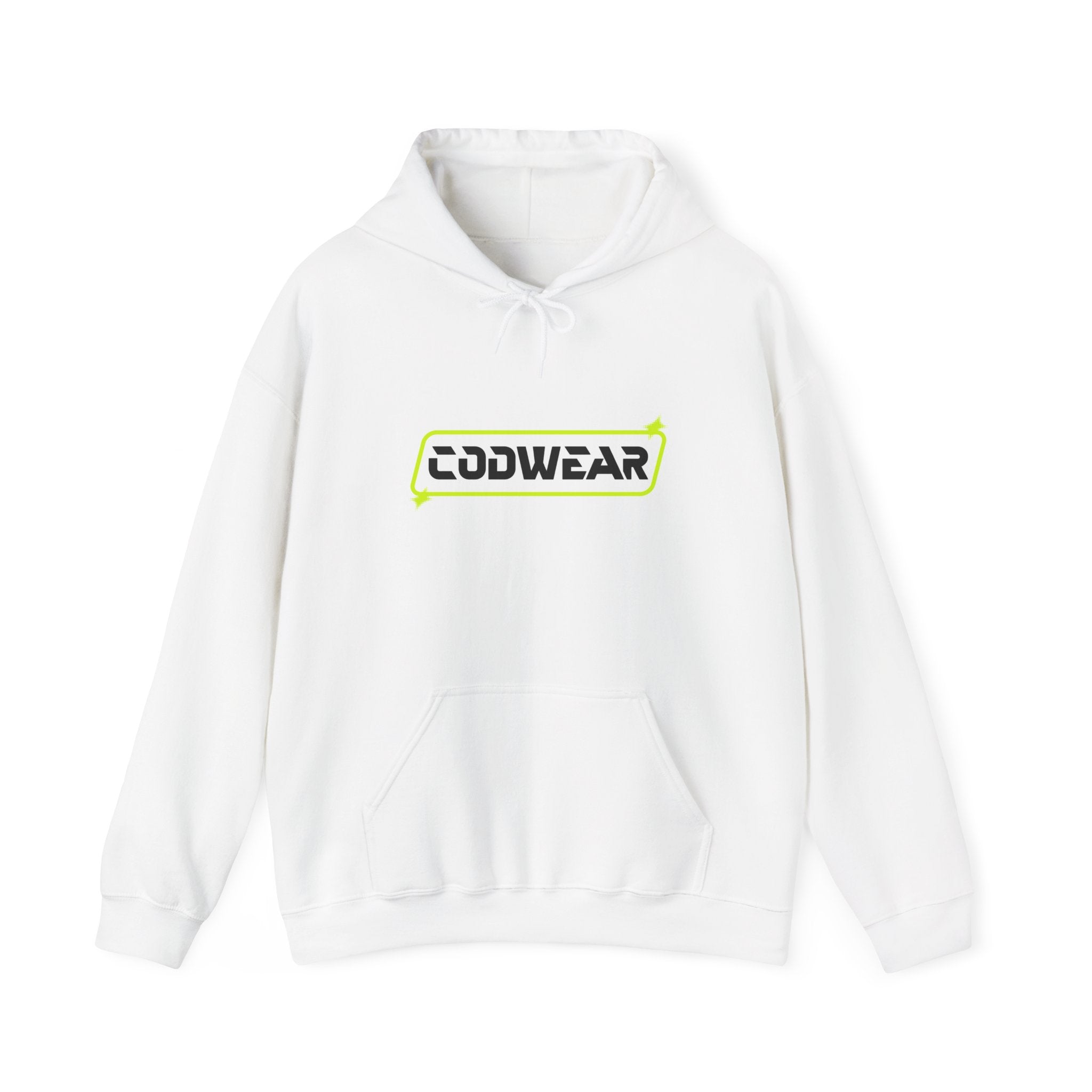 Codwear Logo Hoodie — Retro Neon Graphic Pullover