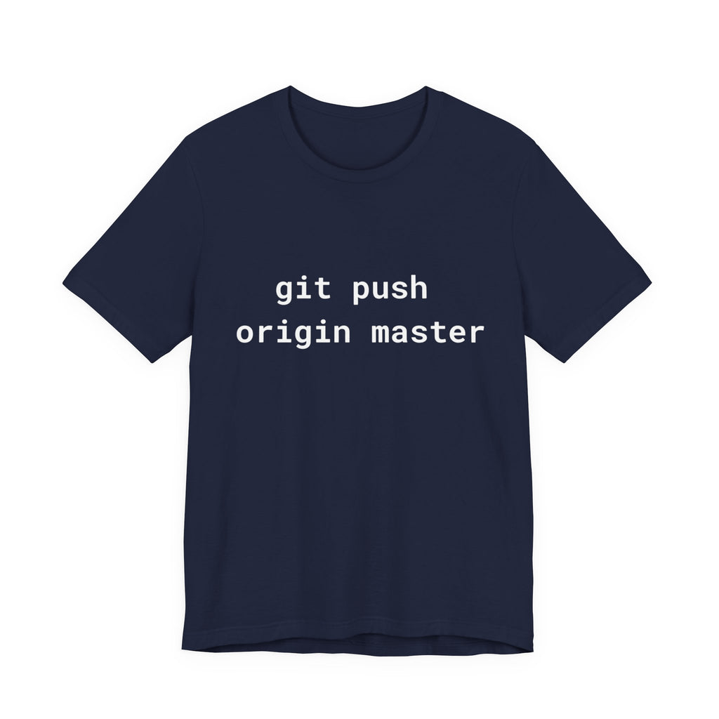 Women's "git push origin master" Developer Tee - Coder Couple Edition