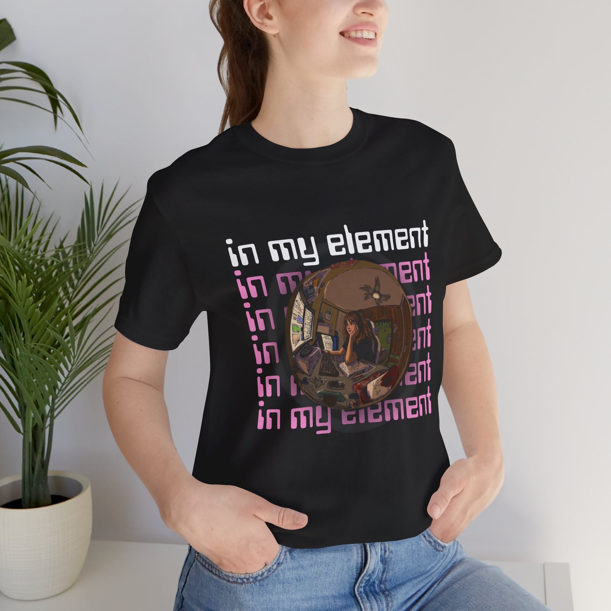 T-Shirt — "In My Element" Cozy Reading Vibes Tee