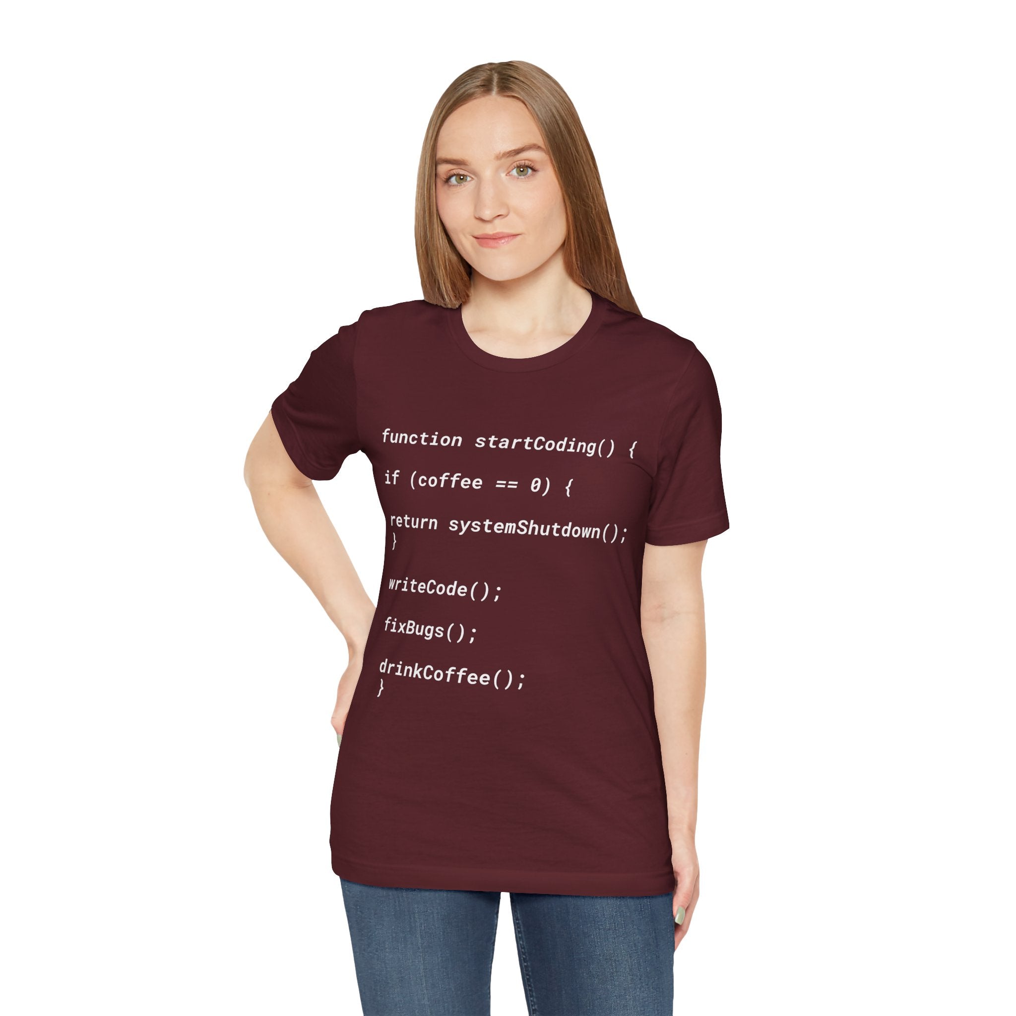 Classic White Tee - Unisex Jersey Short Sleeve T-Shirt
