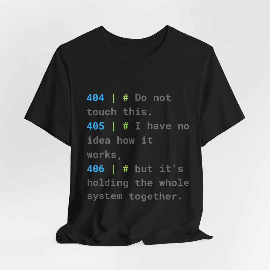 The "Legacy Code" #404 Developer Tee