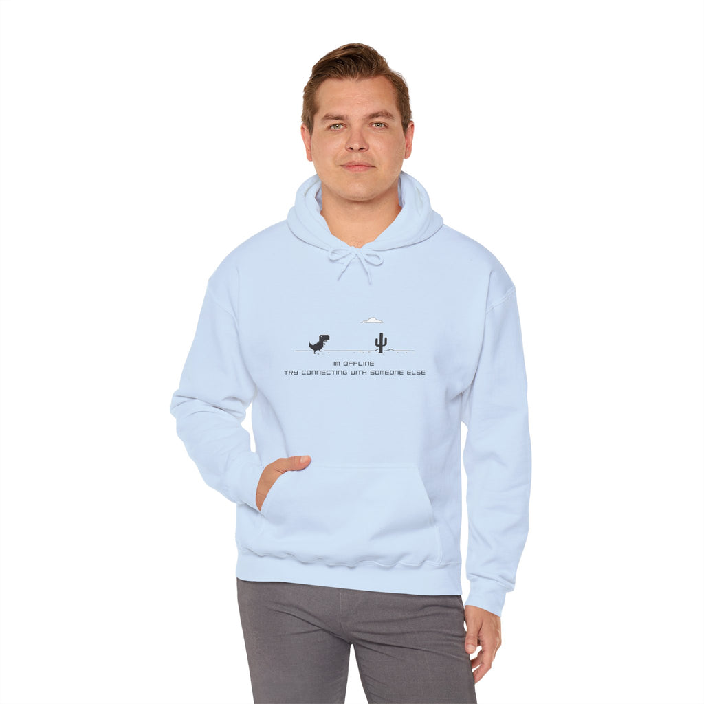 Hoodie - Minimal Desert Graphic with 'This Is Complicated' Text