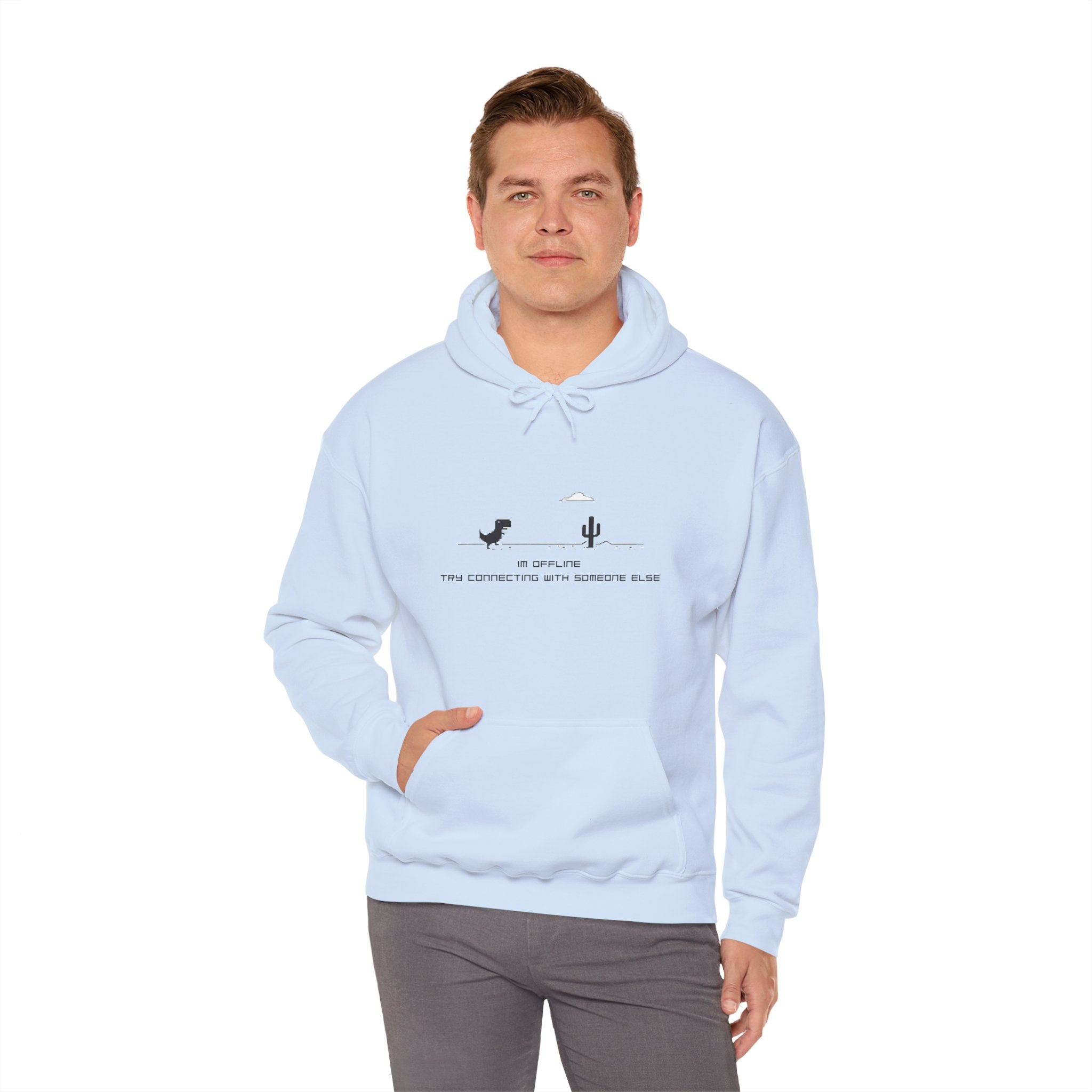 Hoodie - Minimal Desert Graphic with 'This Is Complicated' Text