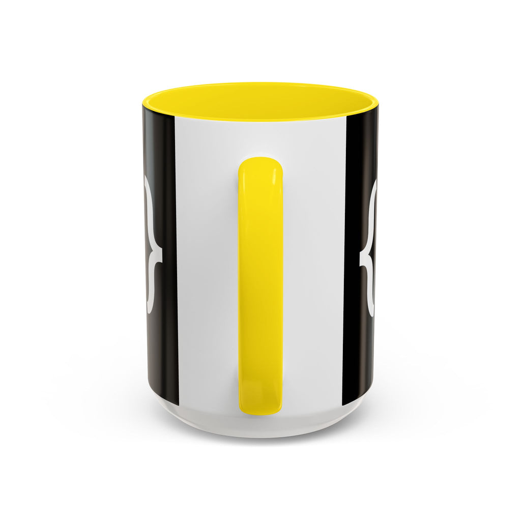 Binary Pulse: Minimalist White-on-Black Developer Mug