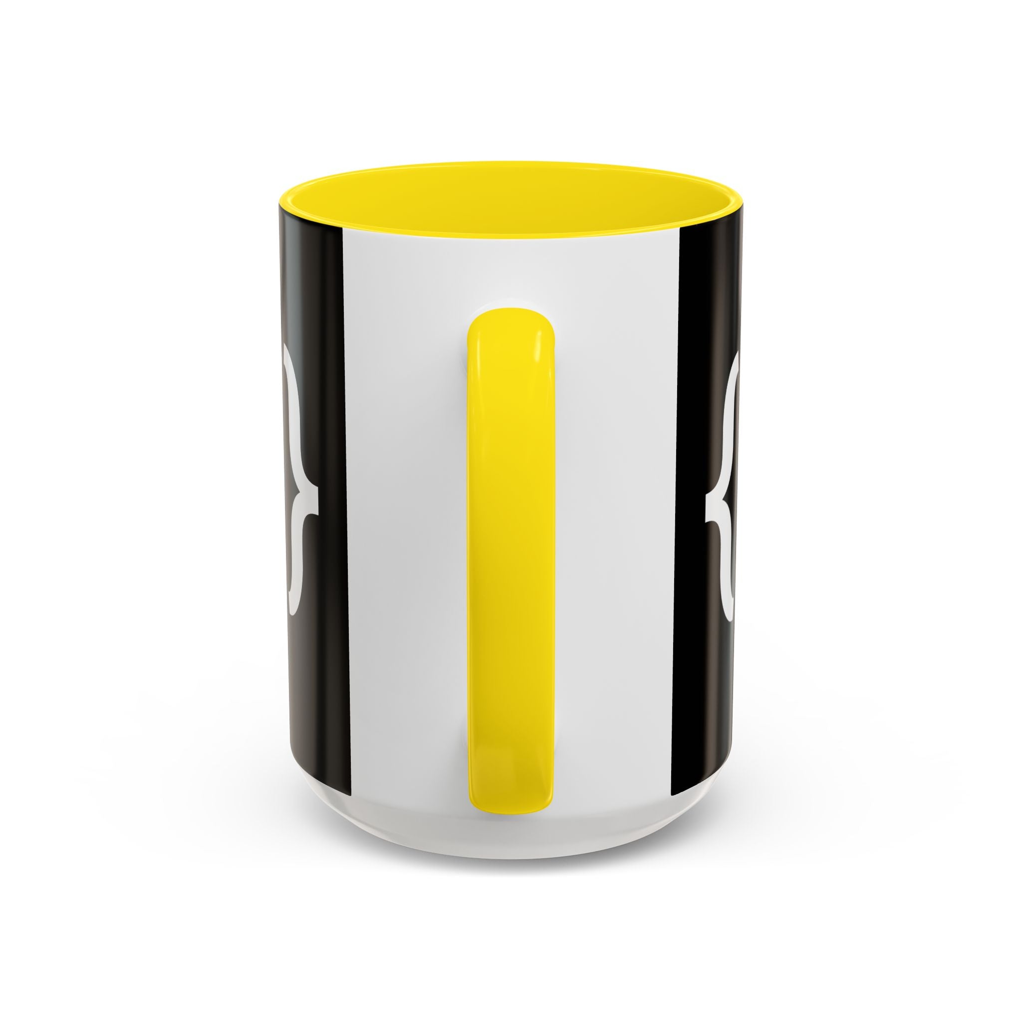 Binary Pulse: Minimalist White-on-Black Developer Mug