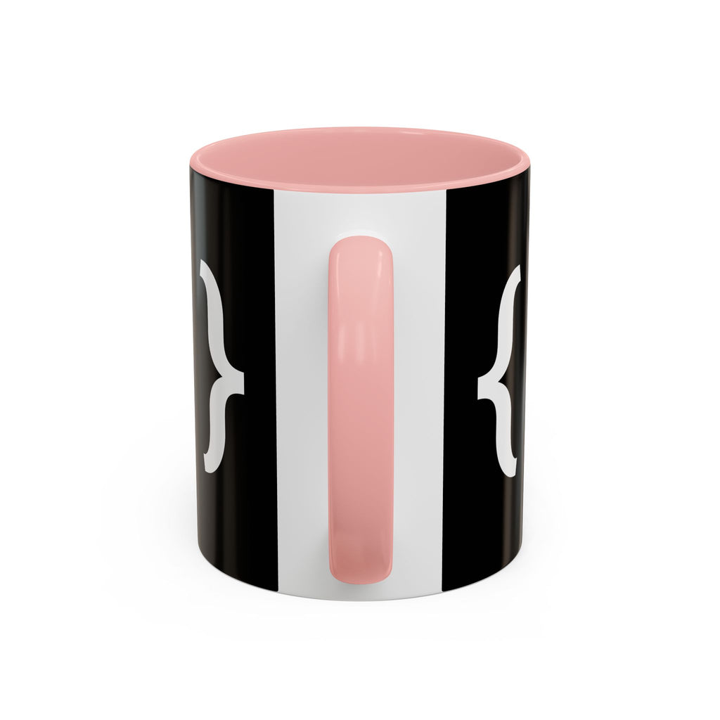 Binary Pulse: Minimalist White-on-Black Developer Mug