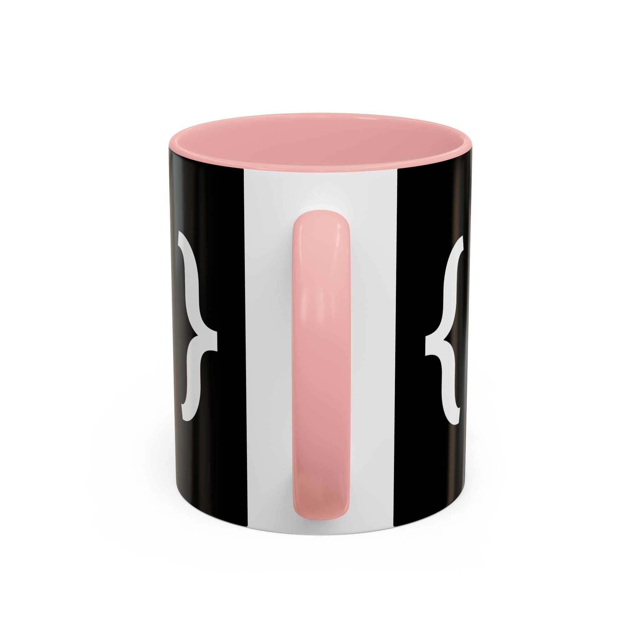 Binary Pulse: Minimalist White-on-Black Developer Mug