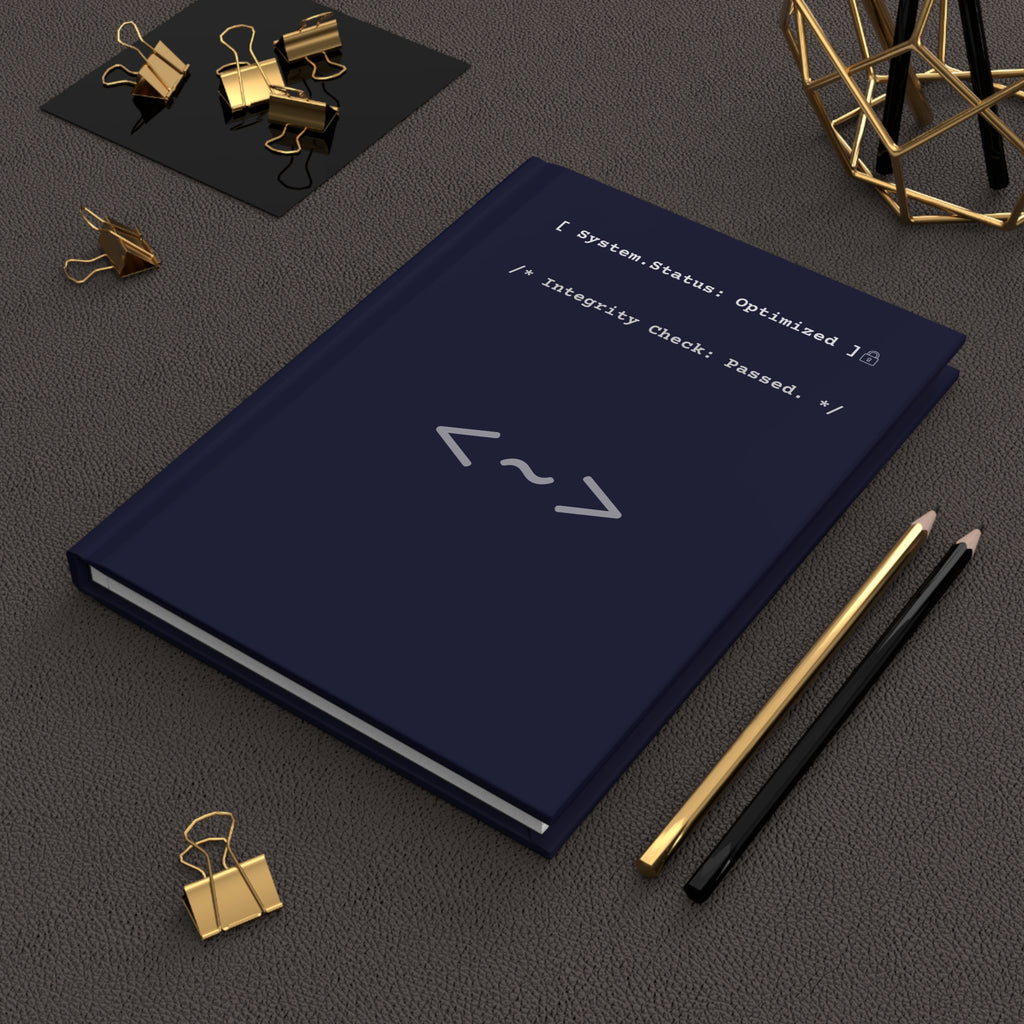 Codwear "System Optimized" Midnight Hardcover Journal