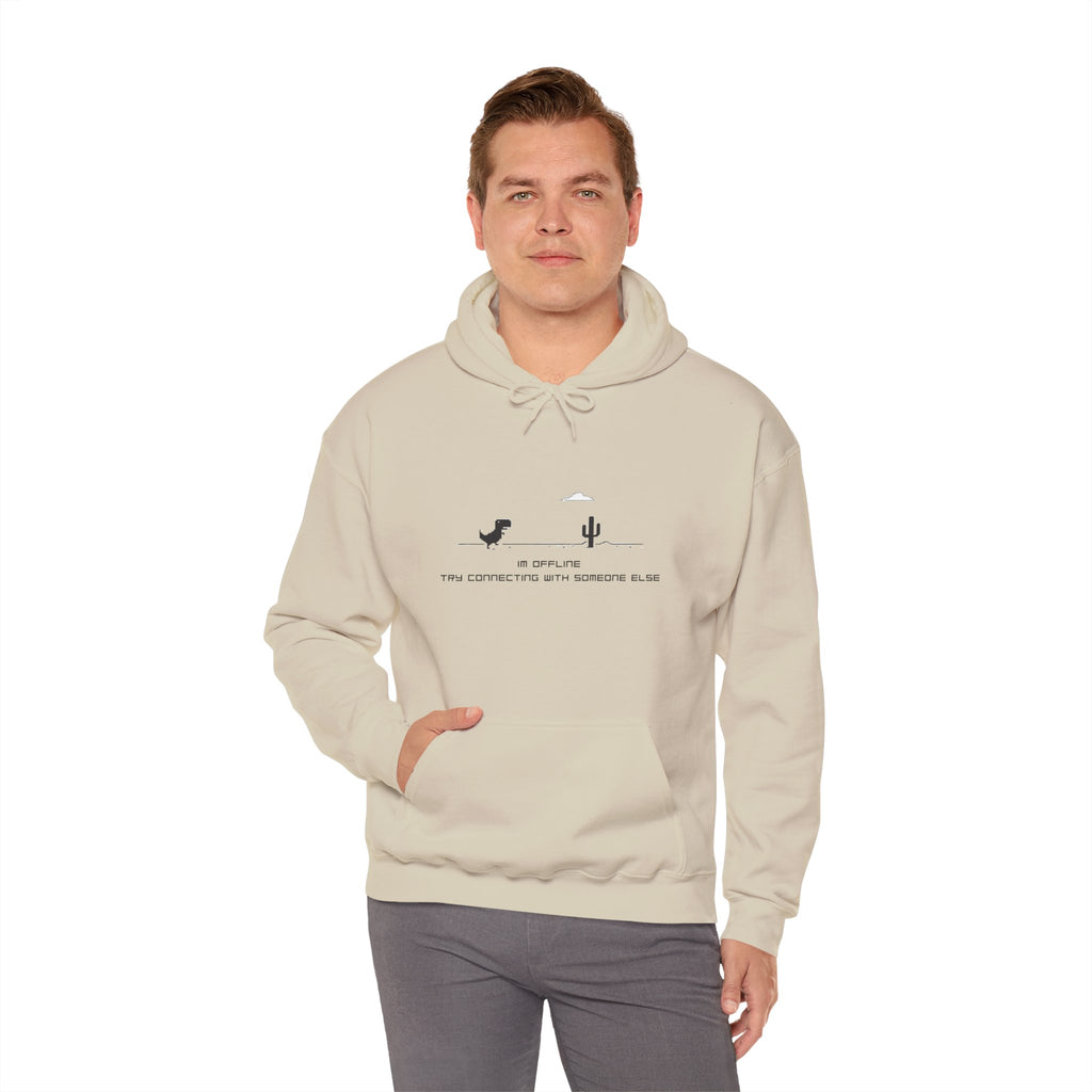 Hoodie - Minimal Desert Graphic with 'This Is Complicated' Text