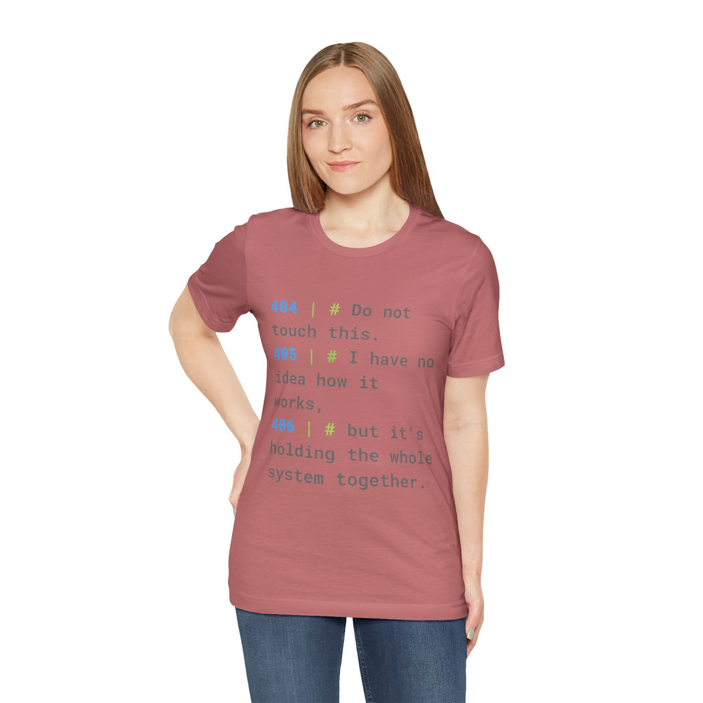 The "Legacy Code" #404 Developer Tee