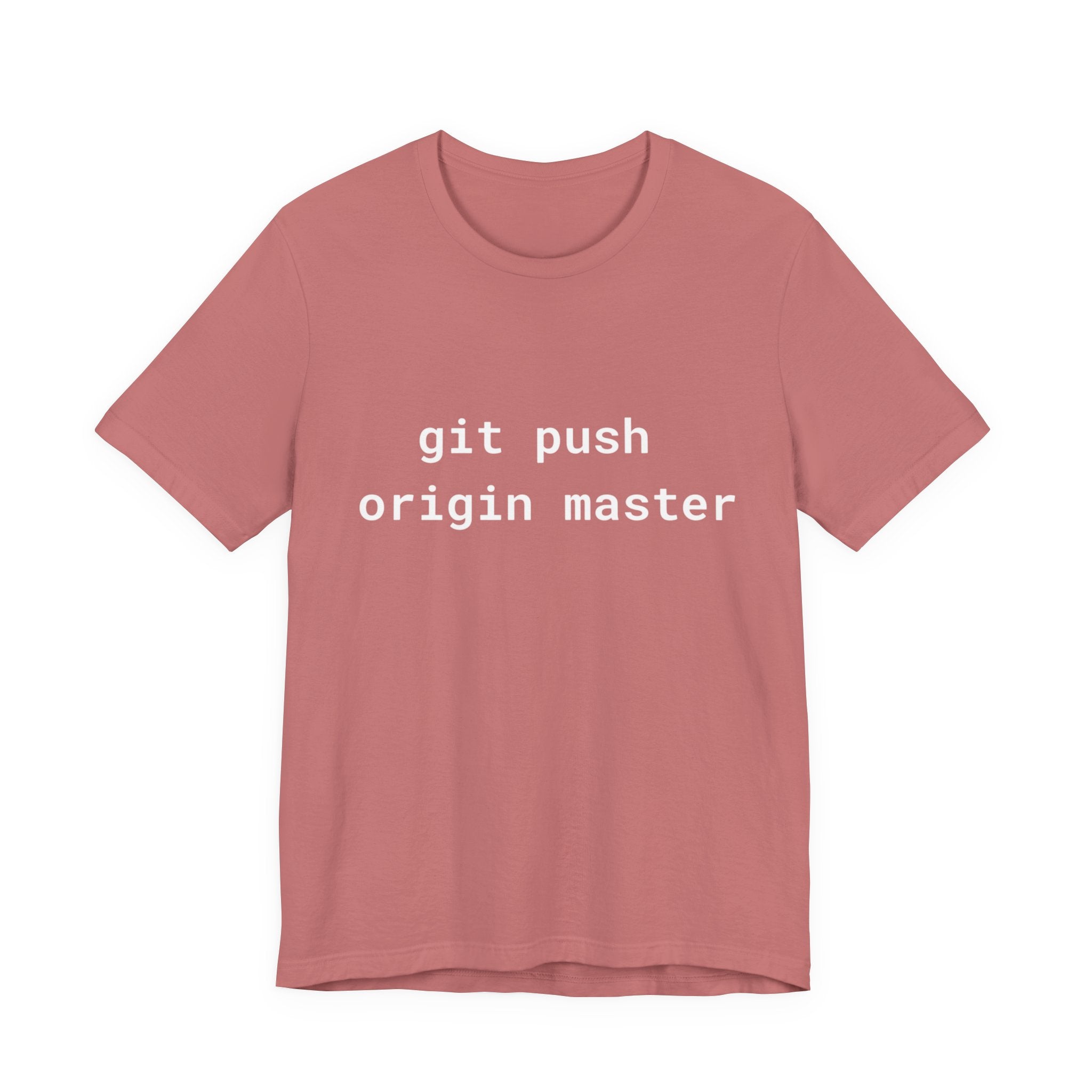 Women's "git push origin master" Developer Tee - Coder Couple Edition