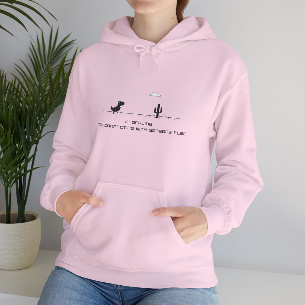 Hoodie - Minimal Desert Graphic with 'This Is Complicated' Text