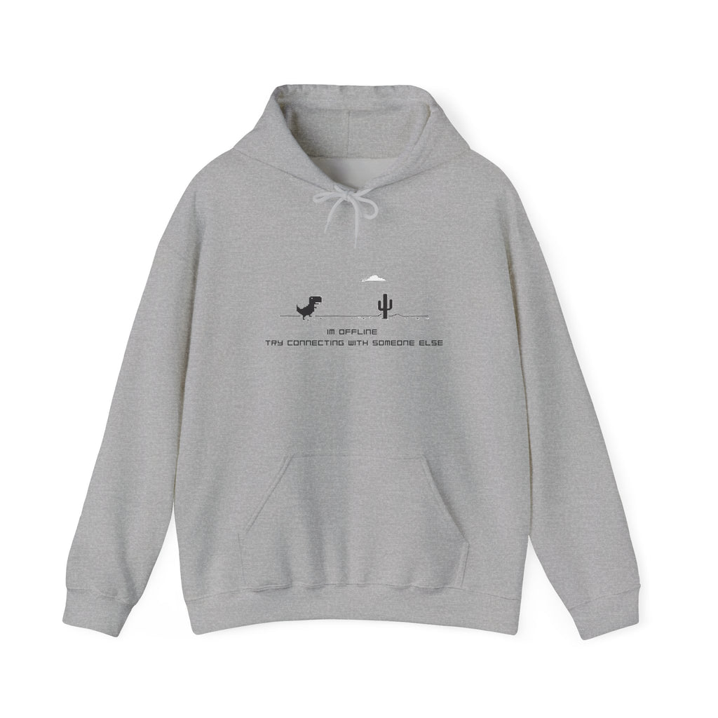 Hoodie - Minimal Desert Graphic with 'This Is Complicated' Text