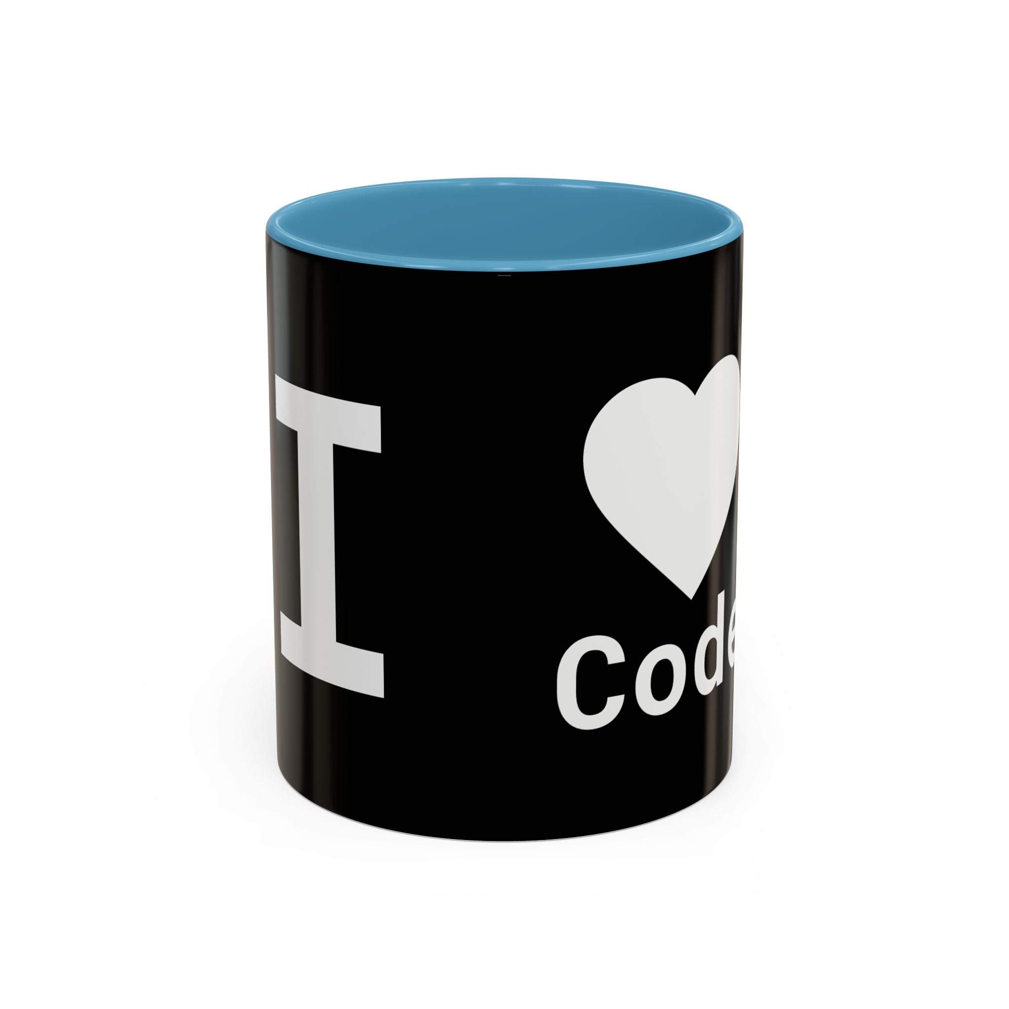 I <CODE> Heart Mug | Programmer Two-Tone Coffee Mug (11oz, 15oz)