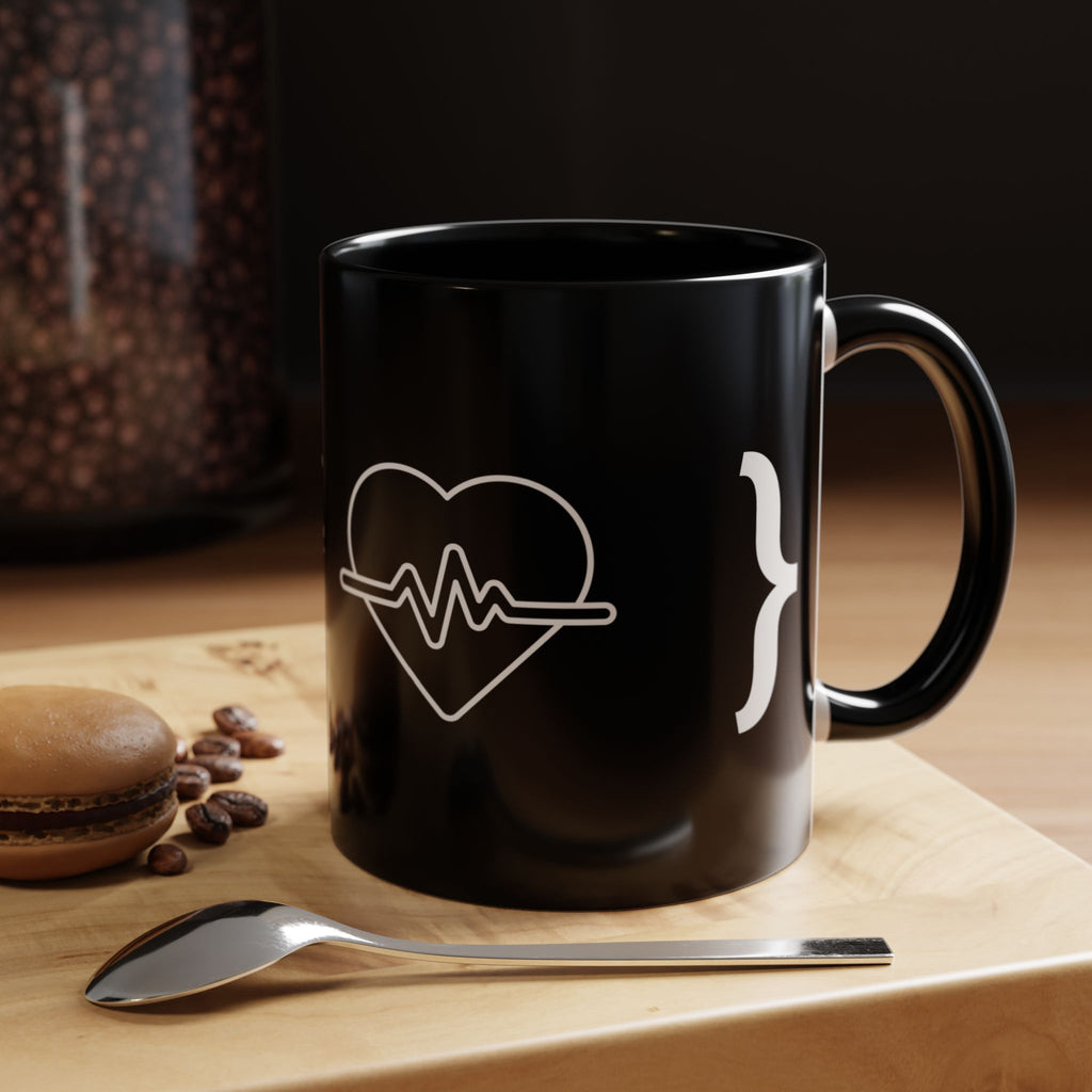 The Code Beat: Developer Heartbeat Mug