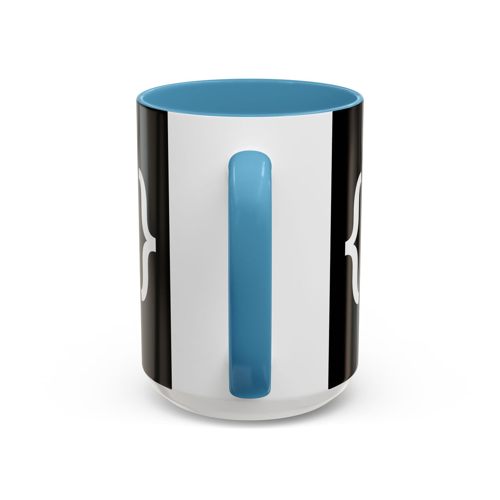 Binary Pulse: Minimalist White-on-Black Developer Mug