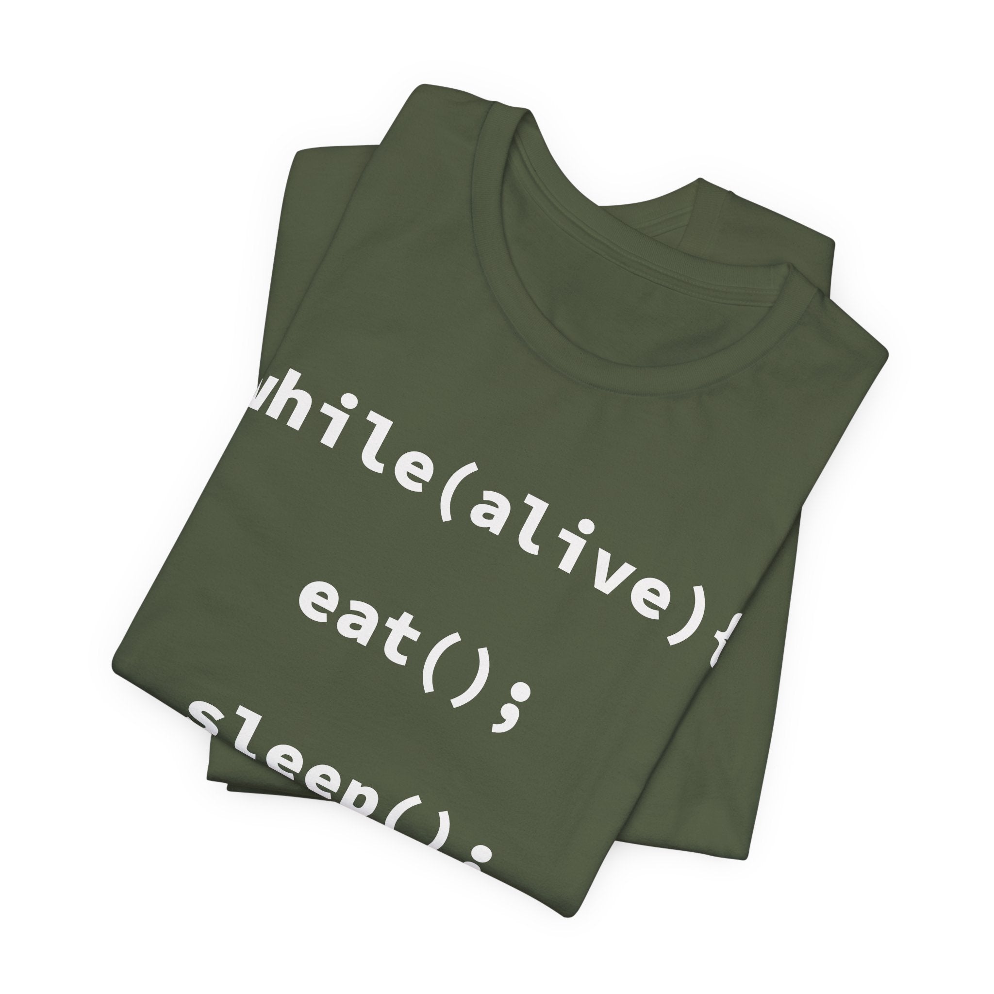 While Alive Eat Sleep Code T-Shirt