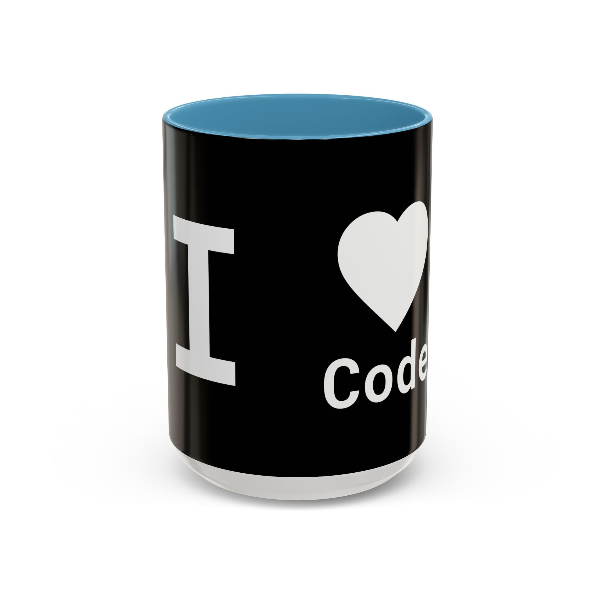 I <CODE> Heart Mug | Programmer Two-Tone Coffee Mug (11oz, 15oz)