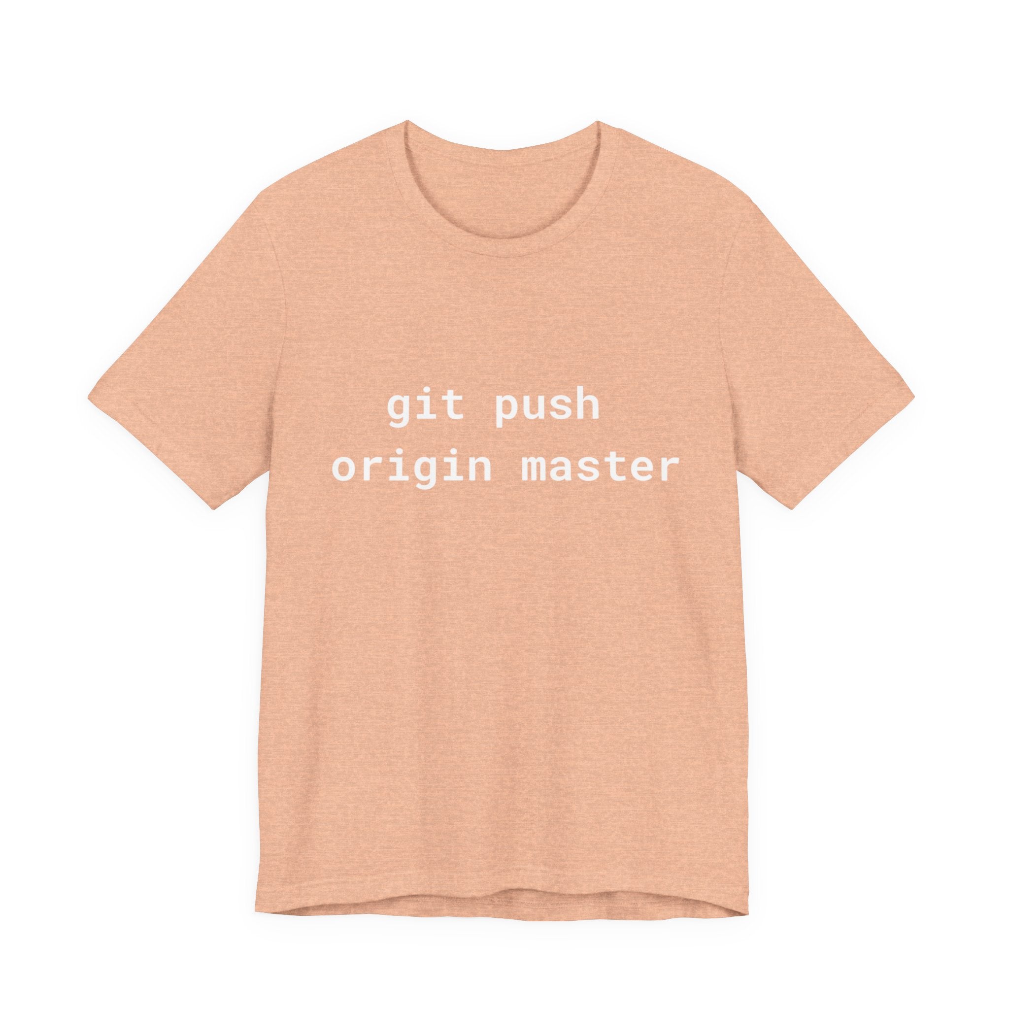 Women's "git push origin master" Developer Tee - Coder Couple Edition